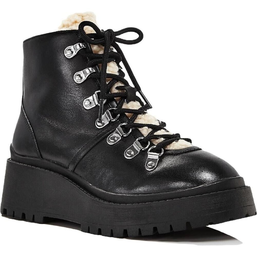 Aqua Miranda Womens Leather Size 11 Ankle Hiking Boots